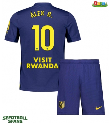 Atletico Madrid Alex Baena #10 Bortaställ Barn 2025-26 Kortärmad (+ Korta byxor)